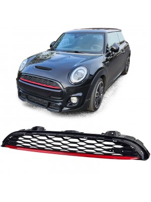 Maska Mini One/Cooper F55/F56/F57 (2014-2020) - černá s červenou lištou